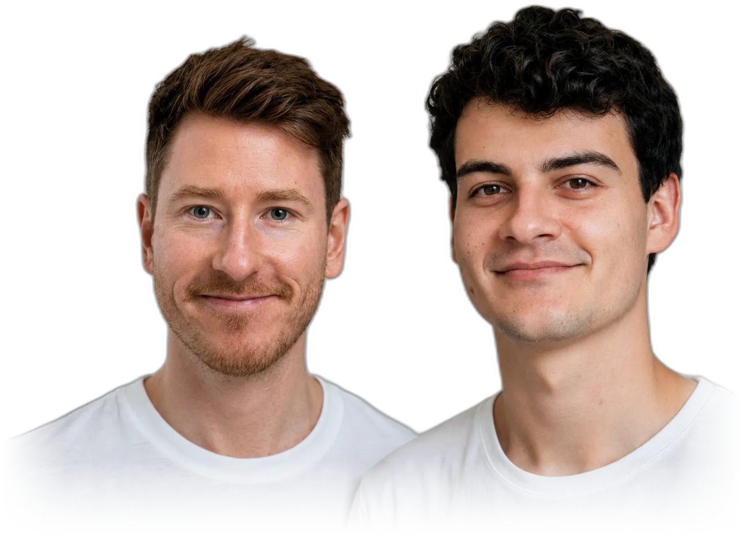 Daniel Lang und Jannik Hurst nebeneinander
